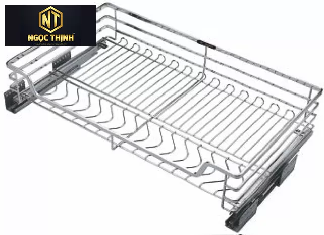 Giá xoong nồi, chén bát cánh mở Cao cấp R035-VIP tại Phú Hữu